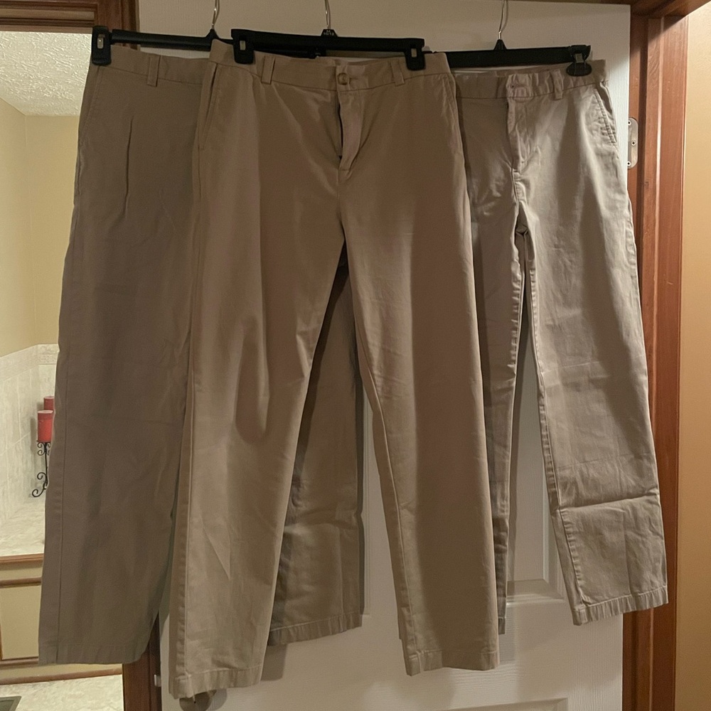 EUC bundle of 3 Vineyard Vines Khaki Pants size boy 18